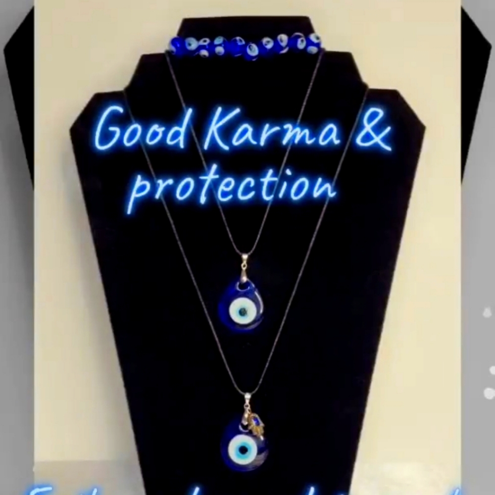 Evil eye necklace